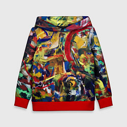 Детская толстовка Смелые экспрессивные мазки краски