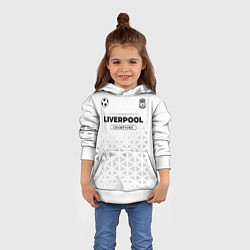 Толстовка-худи детская Liverpool Champions Униформа, цвет: 3D-белый — фото 2