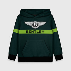 Толстовка-худи детская Bentley green, цвет: 3D-черный