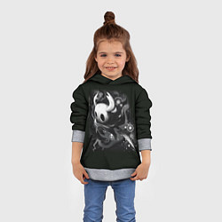 Толстовка-худи детская Hollow Knight рисунок, цвет: 3D-меланж — фото 2