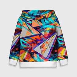 Детская толстовка Яркий неоновый абстрактный узор