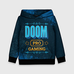Толстовка-худи детская Игра Doom: pro gaming, цвет: 3D-черный