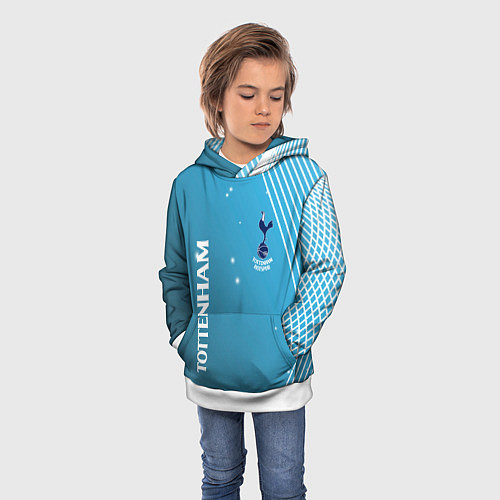 Детская толстовка Тоттенхэм хотспур Абстракция / 3D-Белый – фото 3