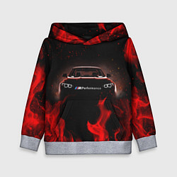 Детская толстовка Огненная БМВ перформанс