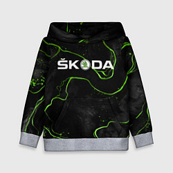 Толстовка-худи детская Шкодавод, цвет: 3D-меланж