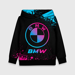 Толстовка-худи детская BMW - neon gradient, цвет: 3D-черный