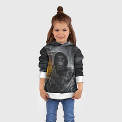 Толстовка-худи детская STALKER На Привале В Припяти, цвет: 3D-белый — фото 2