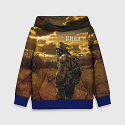 Толстовка-худи детская STALKER В Поле, цвет: 3D-синий