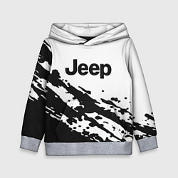 Толстовка-худи детская Jeep - textura, цвет: 3D-меланж