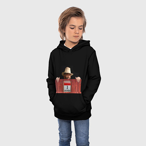 Детская толстовка 3 сентября / 3D-Черный – фото 3