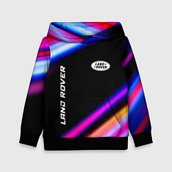 Толстовка-худи детская Land Rover speed lights, цвет: 3D-черный