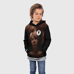 Толстовка-худи детская BTS Jin Concept Sculpt, цвет: 3D-меланж — фото 2