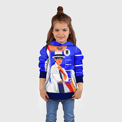 Толстовка-худи детская BTS Smooth Like Butter, цвет: 3D-синий — фото 2