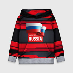 Толстовка-худи детская Red & Black - Russia, цвет: 3D-меланж