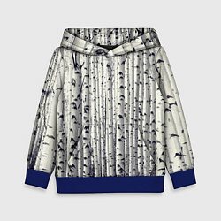 Детская толстовка Русские берёзки - роща