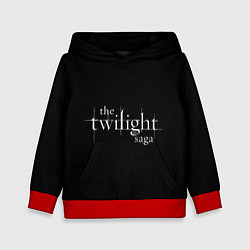 Толстовка-худи детская The twilight saga, цвет: 3D-красный
