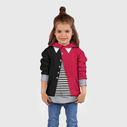 Толстовка-худи детская Праздничный новогодний карнавальный костюм Буратин, цвет: 3D-меланж — фото 2