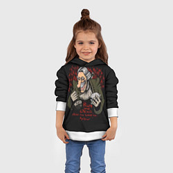 Толстовка-худи детская Доктор Ливси Фонк, цвет: 3D-белый — фото 2