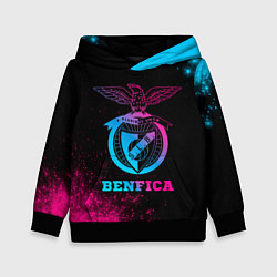 Толстовка-худи детская Benfica - neon gradient, цвет: 3D-черный