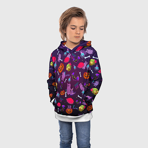 Детская толстовка Это Хэллоуин / 3D-Белый – фото 3