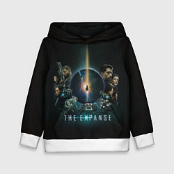 Толстовка-худи детская The Expanse арт, цвет: 3D-белый