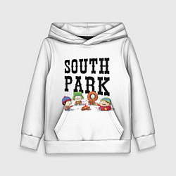 Толстовка-худи детская South park кострёр, цвет: 3D-белый