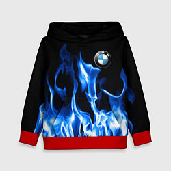 Толстовка-худи детская BMW fire, цвет: 3D-красный