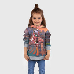 Толстовка-худи детская Бэй Доу в примогеме, цвет: 3D-меланж — фото 2
