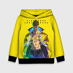 Толстовка-худи детская Взрослый Дэвид - Киберпанк аниме, цвет: 3D-черный