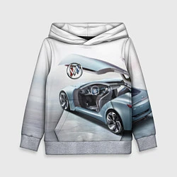 Толстовка-худи детская Buick Riviera Concept, цвет: 3D-меланж