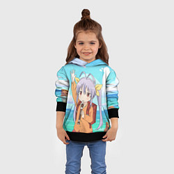 Толстовка-худи детская Рэнгэ Мияучи - Деревенская глубинка, цвет: 3D-черный — фото 2