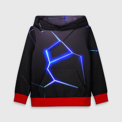 Детская толстовка Неоновый разлом плит