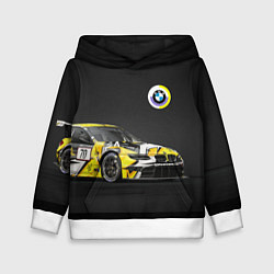 Толстовка-худи детская BMW Motorsport - Racing team, цвет: 3D-белый