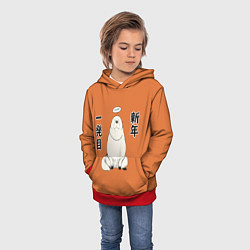 Толстовка-худи детская Семья шпиона - Форд форджер, цвет: 3D-красный — фото 2