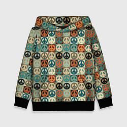 Детская толстовка Peace symbol pattern