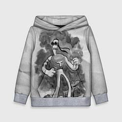 Толстовка-худи детская Томминавт и Клювик, цвет: 3D-меланж