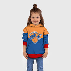 Толстовка-худи детская Нью-Йорк Никс НБА, цвет: 3D-красный — фото 2