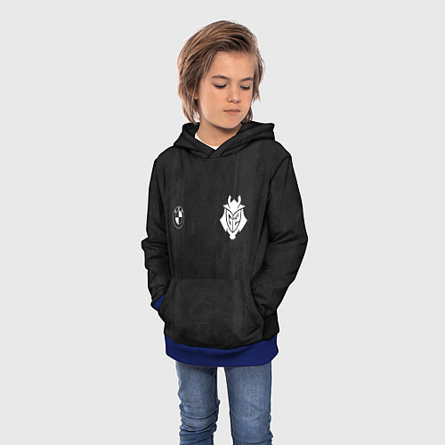 Детская толстовка G2 Uniform concept / 3D-Синий – фото 3
