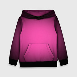 Детская толстовка Кислотный розовый с градиентом