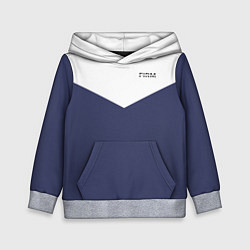Детская толстовка FIRM бело-синий