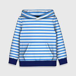 Детская толстовка Тельняшка васильковая ВДВ