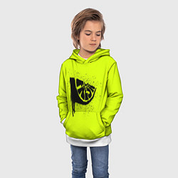 Толстовка-худи детская Fresh lime, цвет: 3D-белый — фото 2