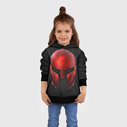 Толстовка-худи детская Red Gladiator, цвет: 3D-черный — фото 2