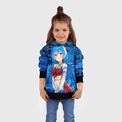 Толстовка-худи детская Геншин Импакт: Гань Юй Персонаж, цвет: 3D-черный — фото 2