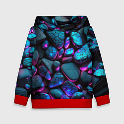 Детская толстовка Неоновые камни