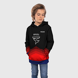 Толстовка-худи детская Форма FaZe Clan, цвет: 3D-синий — фото 2