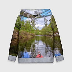 Детская толстовка Красная байдарка