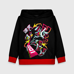 Толстовка-худи детская Шэдоу - Sonic, цвет: 3D-красный