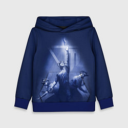 Толстовка-худи детская The Outlast Trials игра, цвет: 3D-синий