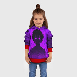 Толстовка-худи детская Mob Psycho Rage, цвет: 3D-красный — фото 2